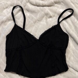 Papermoon Black Crop Top